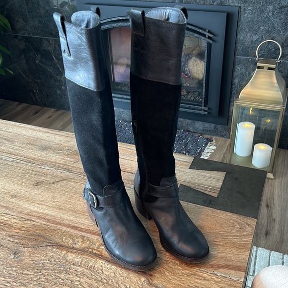 Lucky Brand Kailan riding knee high leather boot - Picture 3 of 12